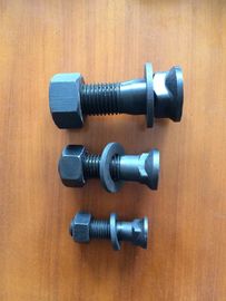 黒い酸素の表面の継目板ボルトおよびくだらない4F3650ブルドーザーの掘削機の予備品