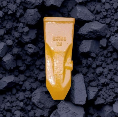 TIGのブランドのteethKobelcoの歯SK350RCのバケツの歯のバケツはKobelcoの地球移動のための耐久材料が付いているSK350歯をひっくり返す